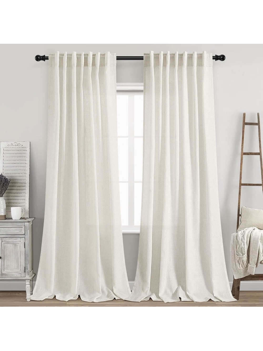 Linen 96” curtains